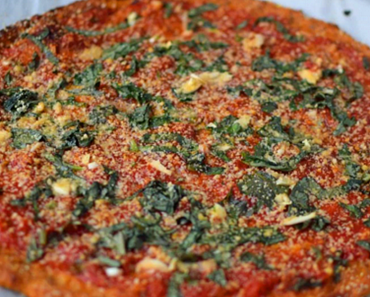 how to make vegan roated garlic sweet potat pizza crust recipe